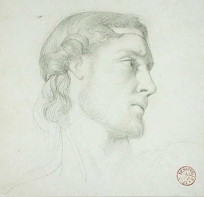Head Study by Francois Leon Benouville