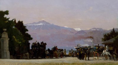 At Ouchy by Francois Louis David Bocion