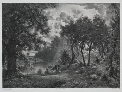 After the Shower by Francois Louis Francais