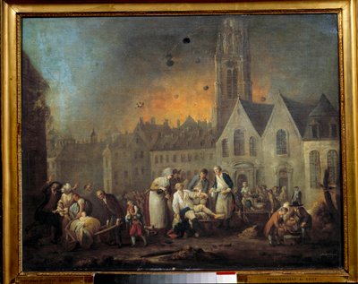Revolutionary wars: Siege of Lille by Francois Louis Joseph Watteau