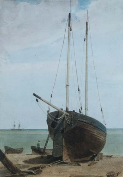 Deal: Lugger and Boats by Francois Louis Thomas Francia