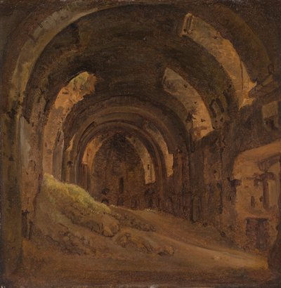 Vaulted Interior by Francois Marius Granet