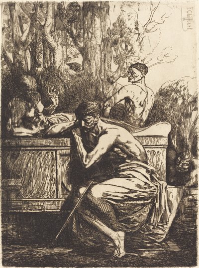 Meditation by Francois Nicolas Chifflart