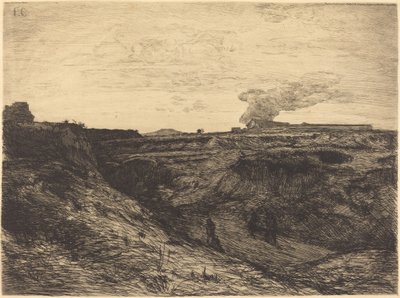 Quarry near Montmartre by Francois Nicolas Chifflart