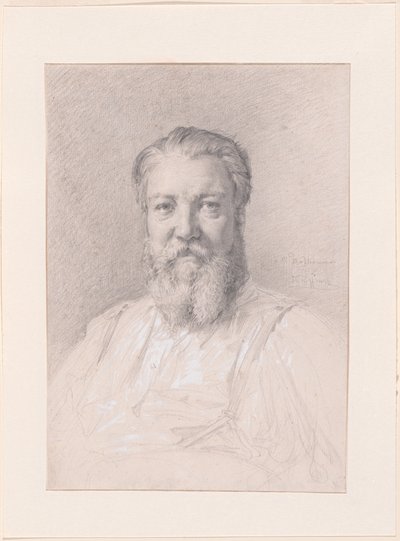 René François Armand Prudhomme by Francois Nicolas Chifflart