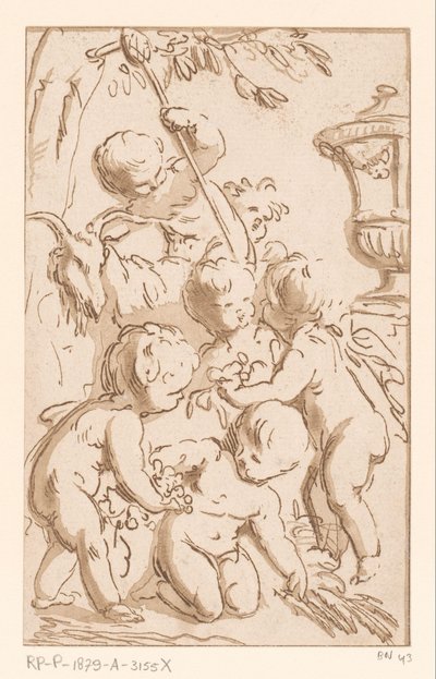 Bacchanal of Amors by Francois Philippe Charpentier