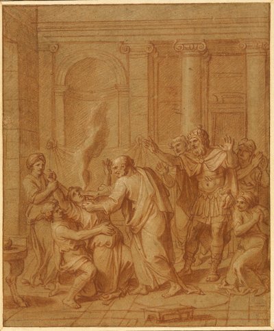 Death of Sapphira by Francois Verdier