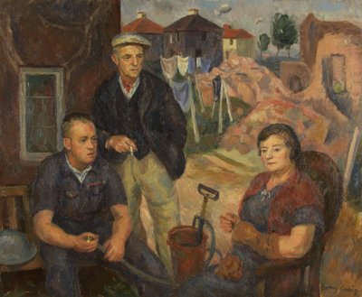 Fire Guard at Weston-super-Mare by Frank B. Craig