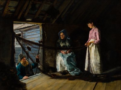 Mending Fathers Nests by Frank Bodilly