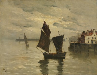 Harbor Scene, undated by Frank Boggs