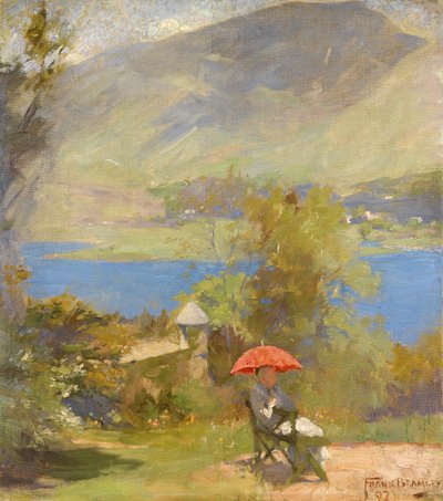 The Artist’s Wife at Grasmere by Frank Bramley