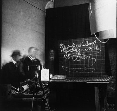 Handwriting Cyclegraph by Frank Bunker Gilbreth