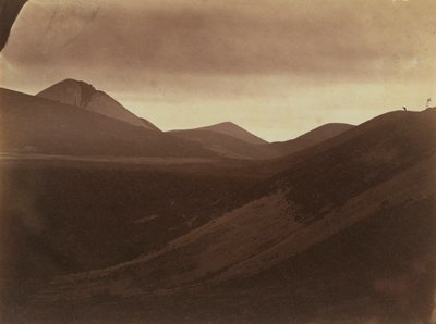 Dark Landscape with Hills by Frank Chauvassaignes