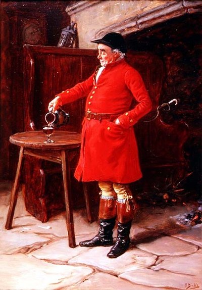 A Glass of Cheer by Frank Dadd