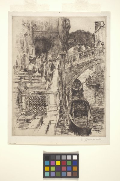 Bridge Of Sighs, Venice (Plate 1) by Frank Duveneck