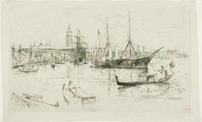Laguna, Venice by Frank Duveneck