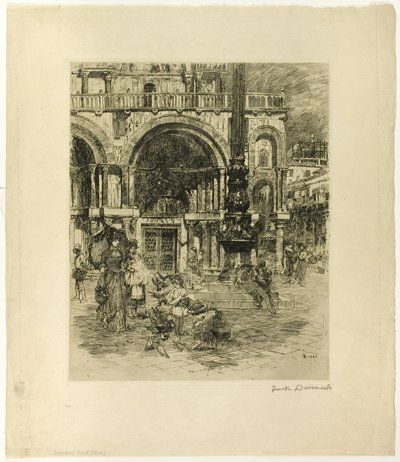 Piazza San Marco by Frank Duveneck