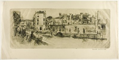 San Trovasso Canal by Frank Duveneck