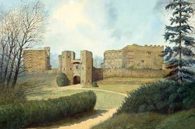 Berry Pomeroy Castle, 15th century by Frank Gardiner