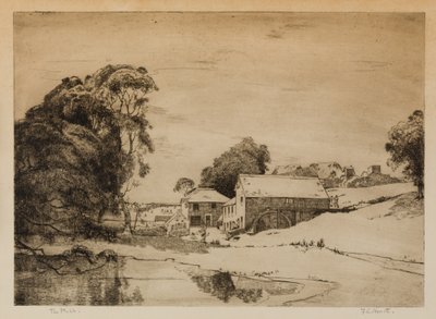 Clapper Mill, Lamorna by Frank Gascoigne Heath