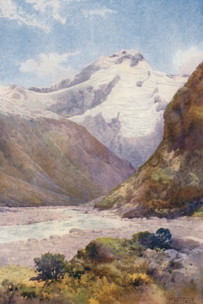 New Zealand: Mount Sefton by Frank H Wright