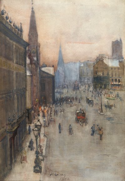 Street Scene by Frank Laing