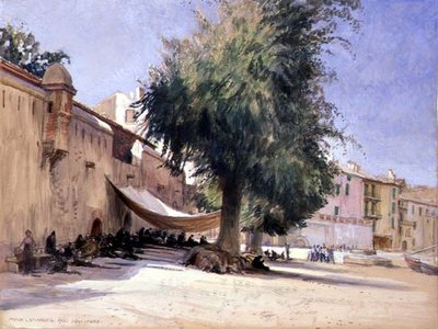 Net Menders, Collioure by Frank Lewis Emanuel