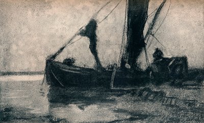 Loading the Barge by Frank Mura