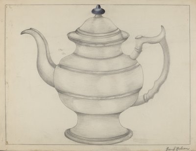 Pewter Teapot by Frank Nelson