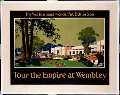 Tour the Empire at Wembley by Frank Newbould