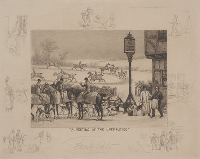 A Meeting of the Unemployed by Frank Paton