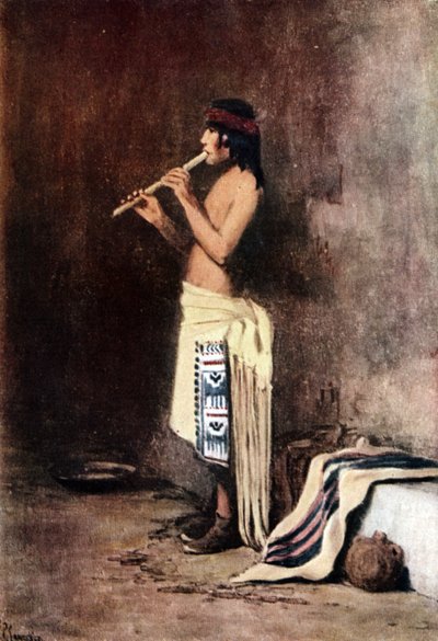 Native American Boy by Frank Paul Sauerwein