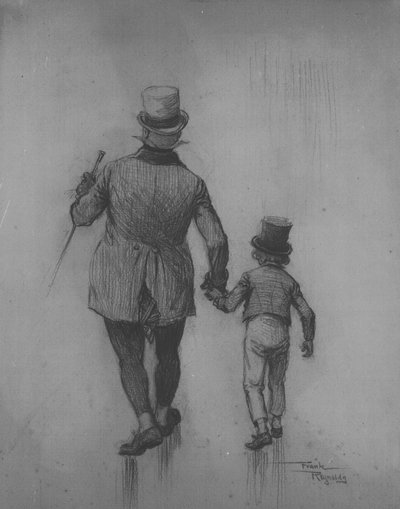 David Copperfield and Mr. Micawber by Frank Reynolds