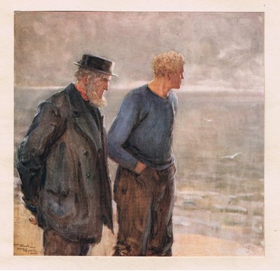 Mr Peggotty and Ham by Frank Reynolds
