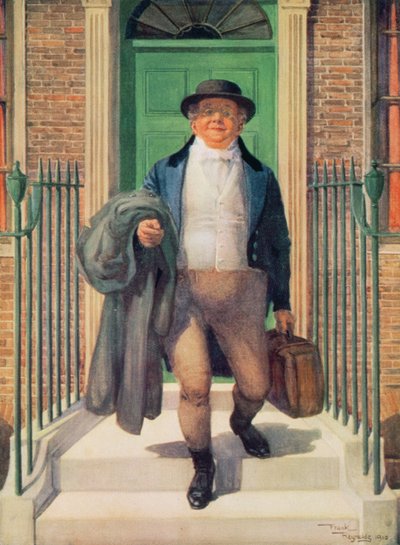Mr Pickwick Leaving 48 Doughty Street by Frank Reynolds