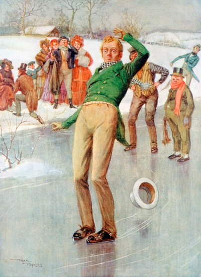 Mr Winkle on the Ice, 1915 by Frank Reynolds