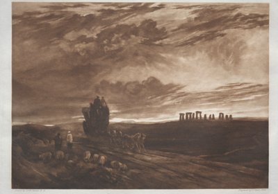Stonehenge at Daybreak by Frank Short
