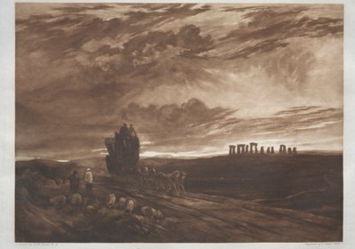 Stonehenge at Daybreak by Frank Short
