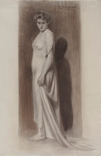 Female Figure by Frank Tenney Johnson