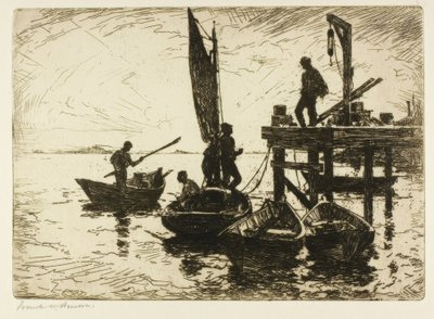Boats at Dawn by Frank Weston Benson