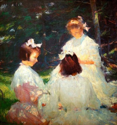 Children in the Forest by Frank Weston Benson