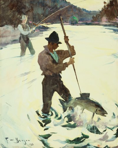 Spear Fishing by Frank Weston Benson