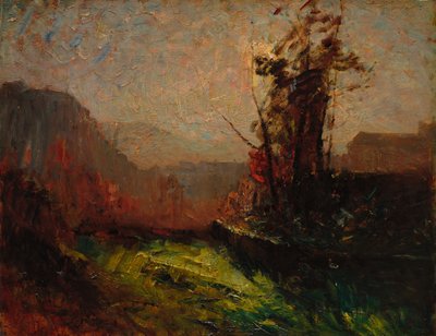 Crémieu, Seen from Chaillonnette by François Auguste Ravier