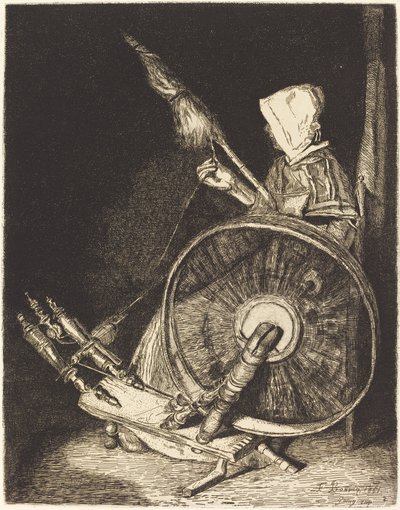 Breton Spinner by François Bonvin