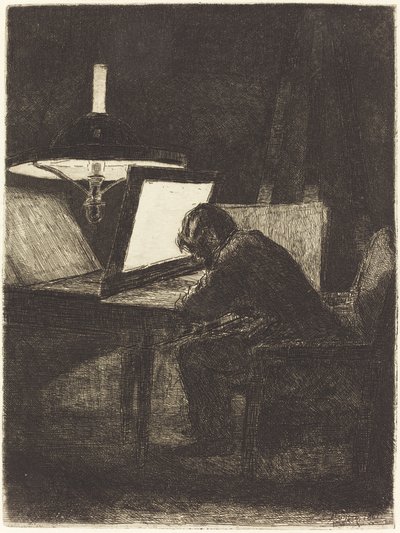 The Printmaker by François Bonvin