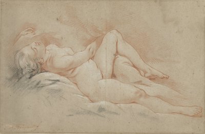 Reclining Female Nude by François Boucher