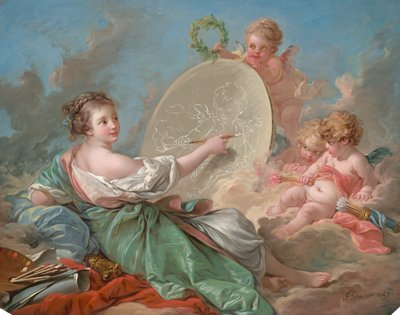 Allegory of Painting by François Boucher