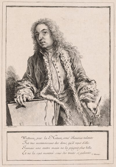 Antoine Watteau by François Boucher