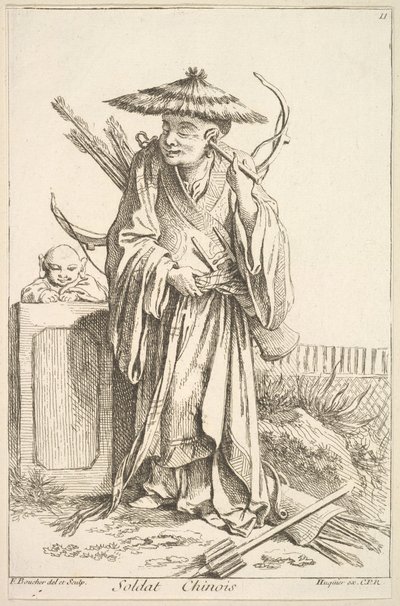 Chinese Soldier by François Boucher