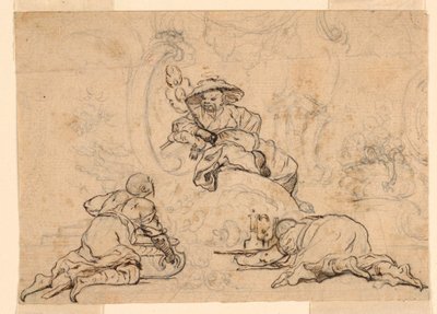 Designs for Chinoiserie Ornament by François Boucher